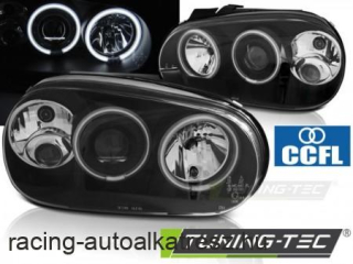 VW Golf 4, CCFL Angel Eyes Első Lámpa, (Évj.: 1997.09 - 2003.09) by Tuning-Tec