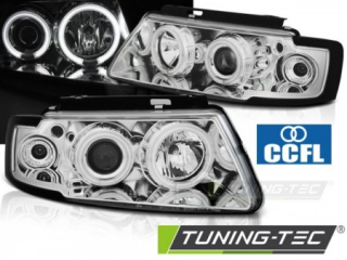 VW Passat 3B B5, CCFL Angel Eyes Első Lámpa, (Évj.: 1996.11 - 2000.08) by Tuning-Tec