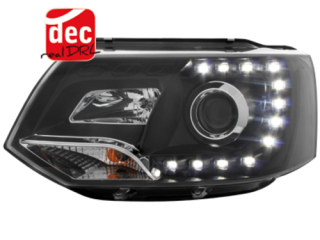 Vw T5 GP Első Fényszóró Lámpa, real DRL, Nappali Menetfénnyel (Évj.: 2010 -től) by Dectane