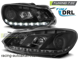 VW Golf 6 Első Lámpa, Tuning-Tec, DRL, Nappali Menetfénnyel (Évj.: 2008.10 - tól)