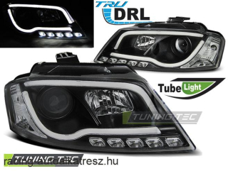 Audi A3 8P, Led Tube Lights, True DRL Első Lámpa (Évj.: 2008 - 2012) by Tuning-Tec 