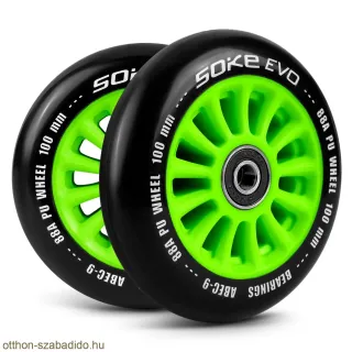 Soke roller kerekek 100 mm zöld 2 db
