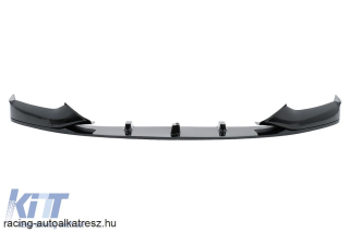 Első lökhárító légterelő ajak alkalmas BMW 5-ös sorozat G30 Limousine G31 Touring (2017-2019) M Sport Design Piano Black modellhez