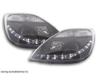 Nappali menetfényes DRL fényszóró Ford Fiesta MK6 (JH1 / JD3) 03-07 fekete