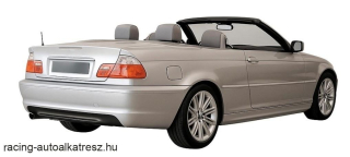 BMW E46 Coupe/Cabrio 99-07, PDC nélküli  hátsó lökhárító