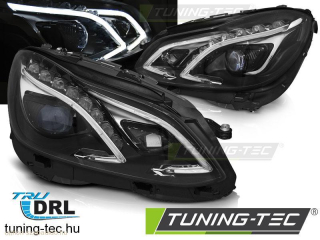 MERCEDES W212 13-16 BLACK LED DRL Tuning-Tec Fényszóró