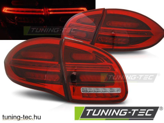 PORSCHE CAYENNE 10-15 RED WHITE LED Tuning-Tec Hátsó Lámpa