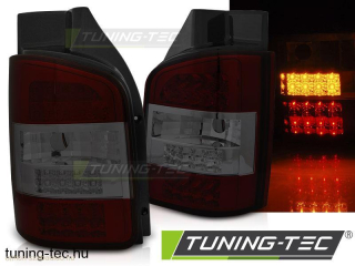 VW T5 10-15 TRASNPORTER RED SMOKE WHITE LED Tuning-Tec Hátsó Lámpa