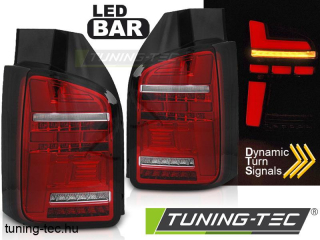 VW T5 15-19 RED FULL LED Tuning-Tec Hátsó Lámpa