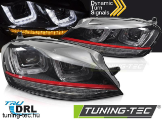 VW GOLF 7 13-17 BLACK-RED Tuning-Tec Fényszóró