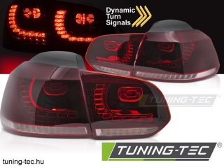 VW GOLF 6 08-13 RED WHITE LED Tuning-Tec Hátsó Lámpa