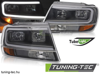 JEEP GRAND CHEROKEE 99-05.05 TUBE LIGHT BLACK Tuning-Tec Fényszóró