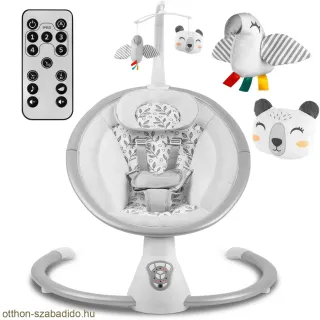 Ricokids többfunkciós automata billenő bölcső, szürke 