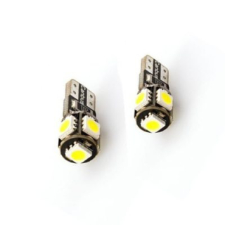 SMD-T10-5SMD-2 - 2db-os helyzetjelző CANBUS  - 12V
