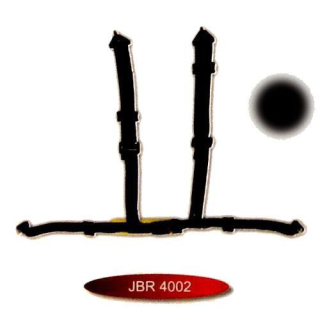 3 colos hagyományos csatos sport öv JBR-4002-3BK
