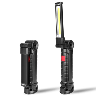 Hordozható COB LED-es munkalámpa - elemes - 5 az 1-ben