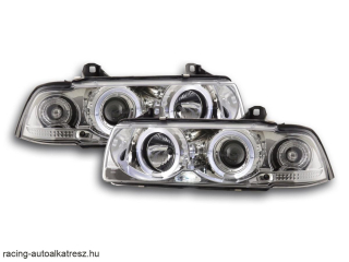 Angel Eyes fényszórók BMW 3er E36 coupé évjárat: 92-98 króm