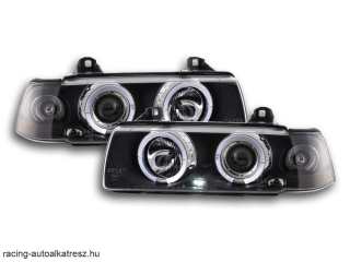 Angel Eyes fényszórók BMW 3er E36 szedán évjárat: 92-98 fekete