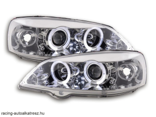 Angel Eyes fényszórók Opel Astra G évjárat: 98-03 króm