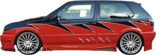 VOLKSWAGEN GOLF III, Carcept küszöb spoiler