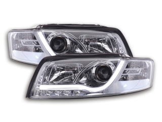 Nappali menetfényes fényszóró szett Audi A4 típus: 8E évjárat: 01-04 króm