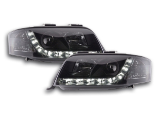 DRL Nappali menetfényes fényszóró  Audi A6 4B évjárat: 01-03 fekete