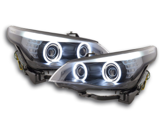 Angel Eye Fényszóró  CCFL Xenon BMW széria: 5 E60/E61 évjárat: 03-04 fekete