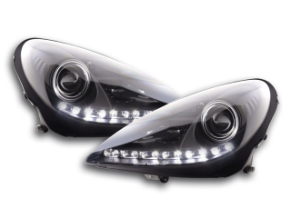 Nappali menetfényes fényszóró  Mercedes SLK R171 évjárat: 04-11 fekete