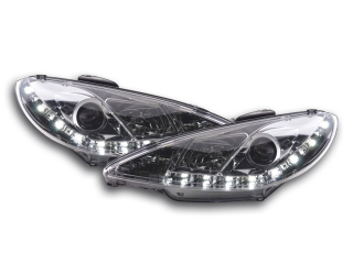 DRL Nappali menetfényes fényszóró  Peugeot 206 típus: S16 évjárat: 98- króm
