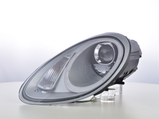fényszórók nappali menetfény LED DRL kinézet Porsche Boxster Typ 987 04-09 évjárat ezüst