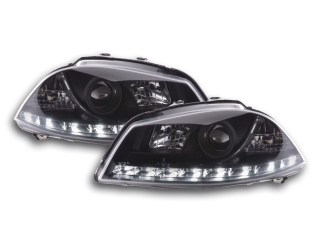 DRL Nappali menetfényes fényszóró  Seat Ibiza 3 6L fekete
