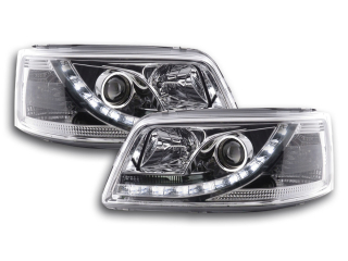 Nappali menetfényes fényszóró LED DRL-el VW Bus T5 évjárat: 03-09 króm