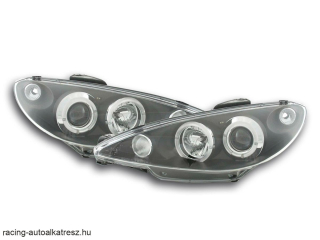Fényszóró Peugeot 206 évjárat: 98-03 fekete