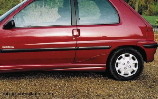 CITROEN SAXO, Sárvédő szélesítés