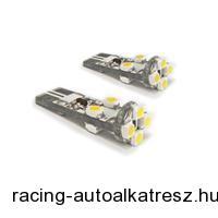 Canbus SMD izzók, fehér, 8 SMD, T10, DC12V, (2 darabos)