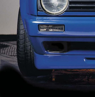 VOLKSWAGEN GOLF II, Légbeömlő lökhárítóba