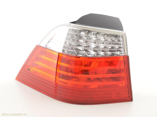 BMW 5 sorozat E61 Touring (07-10 évjárat) vörös/átlátszó LED-es bal hátsó lámpa