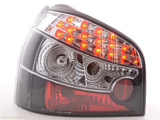 Audi A3, 8L típus (96-02 évjárat) fekete LED-es hátsó lámpa