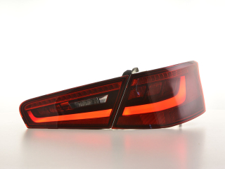 Audi A3 (8V) 3 doors (12-16 évjárat) vörös/átlátszó LED-es hátsó lámpa