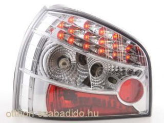 Audi A3, 8L típus (96-02 évjárat) króm LED-es hátsó lámpa