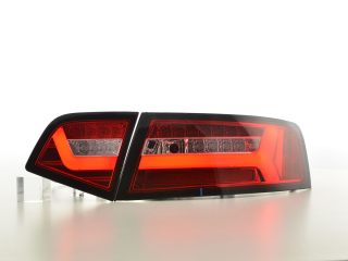 Audi A6 4F szedán (08-11 évjárat) vörös/átlátszó LED-es hátsó lámpa