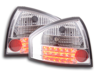 Audi A6 szedán, 4B típus (97-03 évjárat) króm LED-es hátsó lámpa