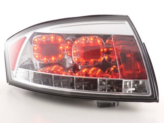 Audi TT, 8N típus (99-06 évjárat) króm LED-es hátsó lámpa