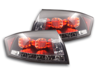 Audi TT, 8N típus (99-06 évjárat) fekete, RHD LED-es hátsó lámpa