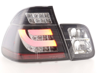 BMW 3 sorozat E46 szedán (02-05 évjárat) fekete LED-es hátsó lámpa