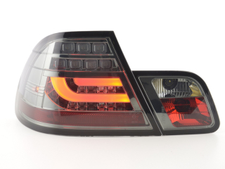 BMW 3 sorozat E46 Coupe (99-02 évjárat) fekete LED-es hátsó lámpa