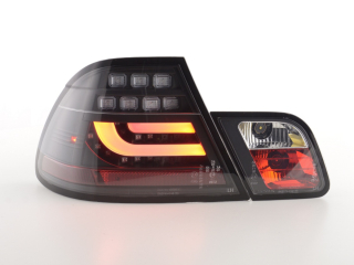 BMW 3 sorozat E46 Coupe (03-07 évjárat) fekete LED-es hátsó lámpa
