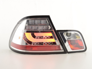BMW 3 sorozat E46 Coupe (03-07 évjárat) króm LED-es hátsó lámpa