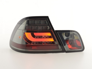 BMW 3er E46 Coupe (03-07 évjárat) fekete LED-es hátsó lámpa