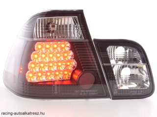 BMW 3 sorozat szedán, E46 típus (98-01 évjárat) fekete LED-es hátsó lámpa